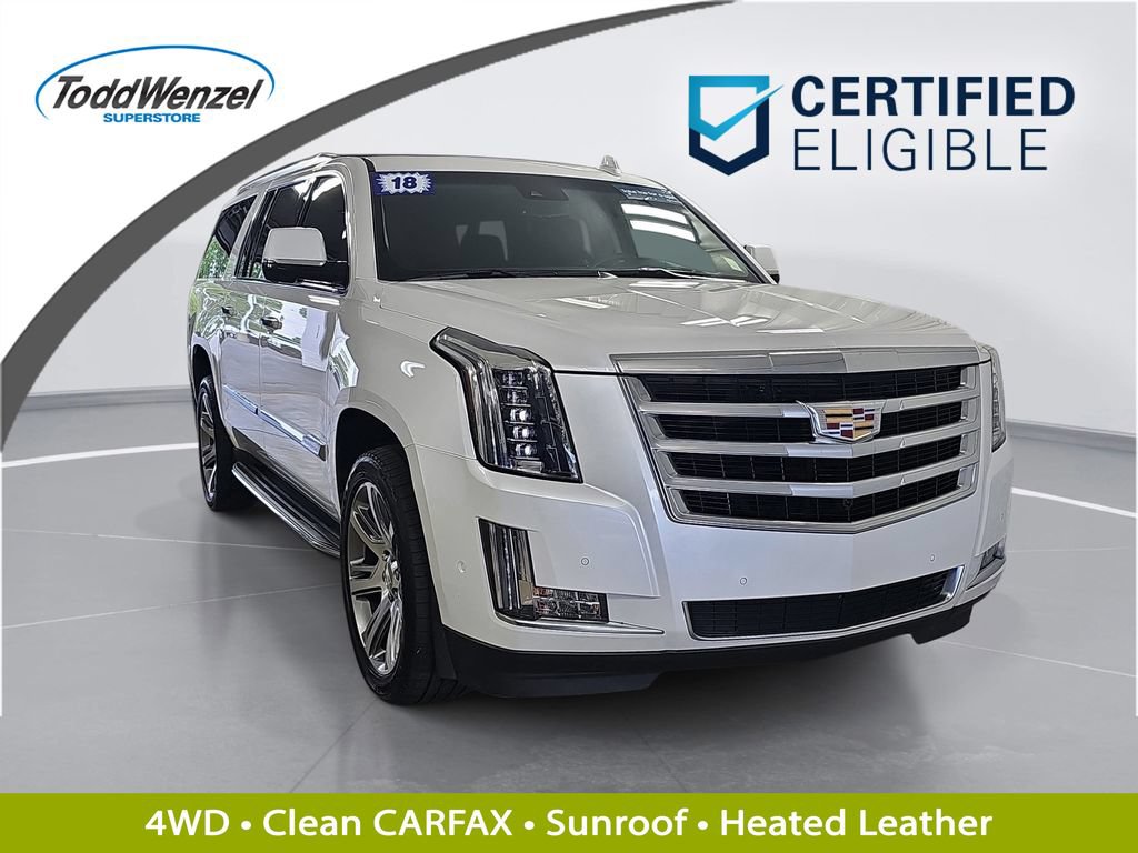 Certified 2018 Cadillac Escalade ESV Luxury
