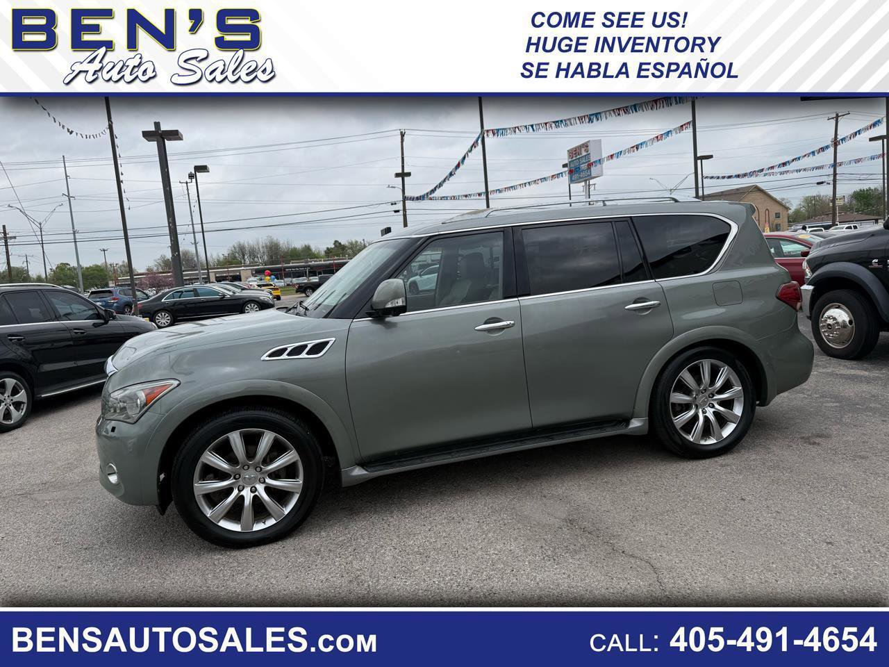 Used 2012 INFINITI QX56 4WD w/ Deluxe Touring Pkg image 1