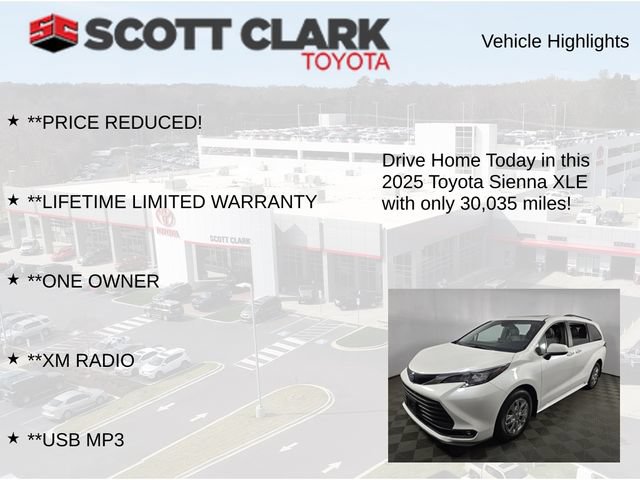 Used 2025 Toyota Sienna XLE FWD image 12