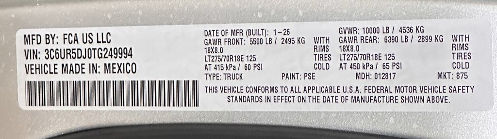 New 2026 RAM 2500 Big Horn AWD/4WD image 45