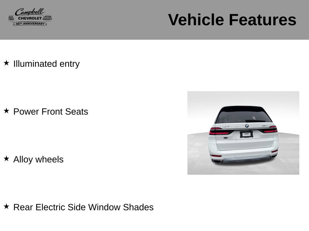 Used 2023 BMW X7 xDrive40i w/ Premium Package AWD/4WD image 21