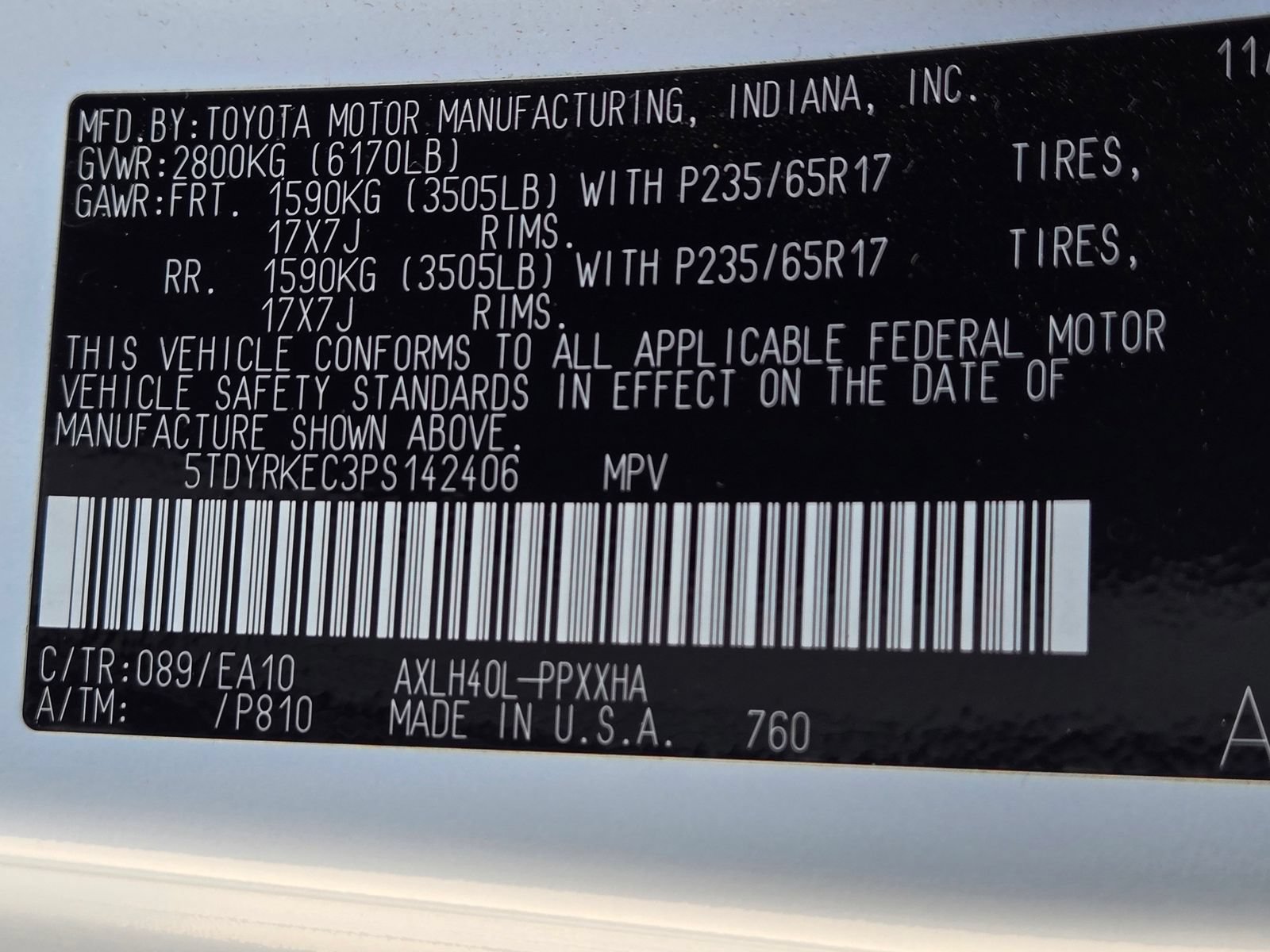 Used 2023 Toyota Sienna XLE FWD image 12