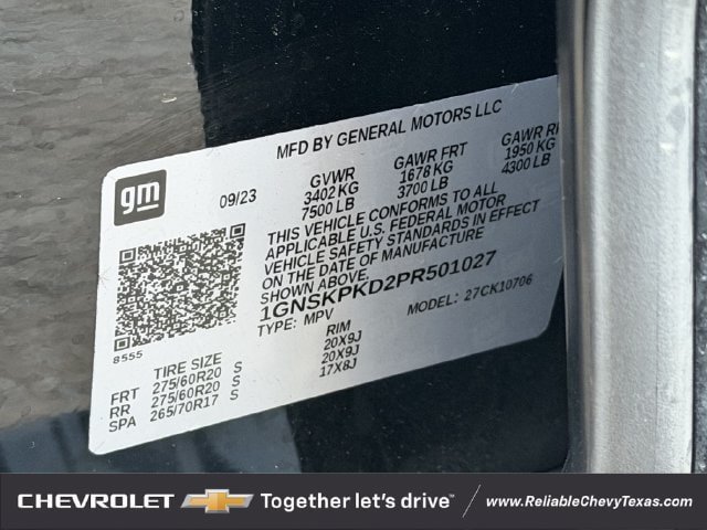 Used 2023 Chevrolet Tahoe Z71 w/ Luxury Package AWD/4WD image 40