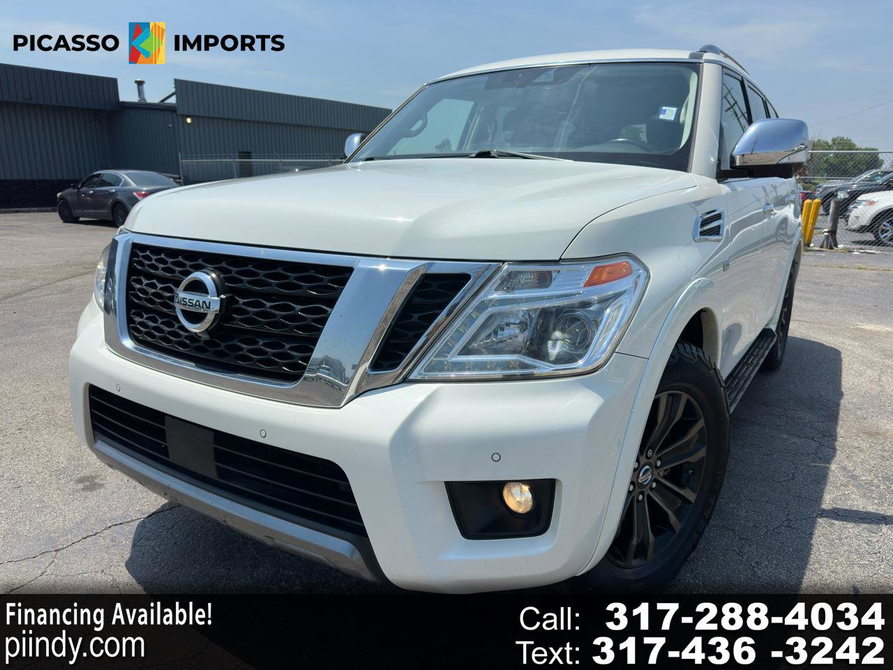 Used 2020 Nissan Armada Platinum w/ Captain's Chairs Package image 1