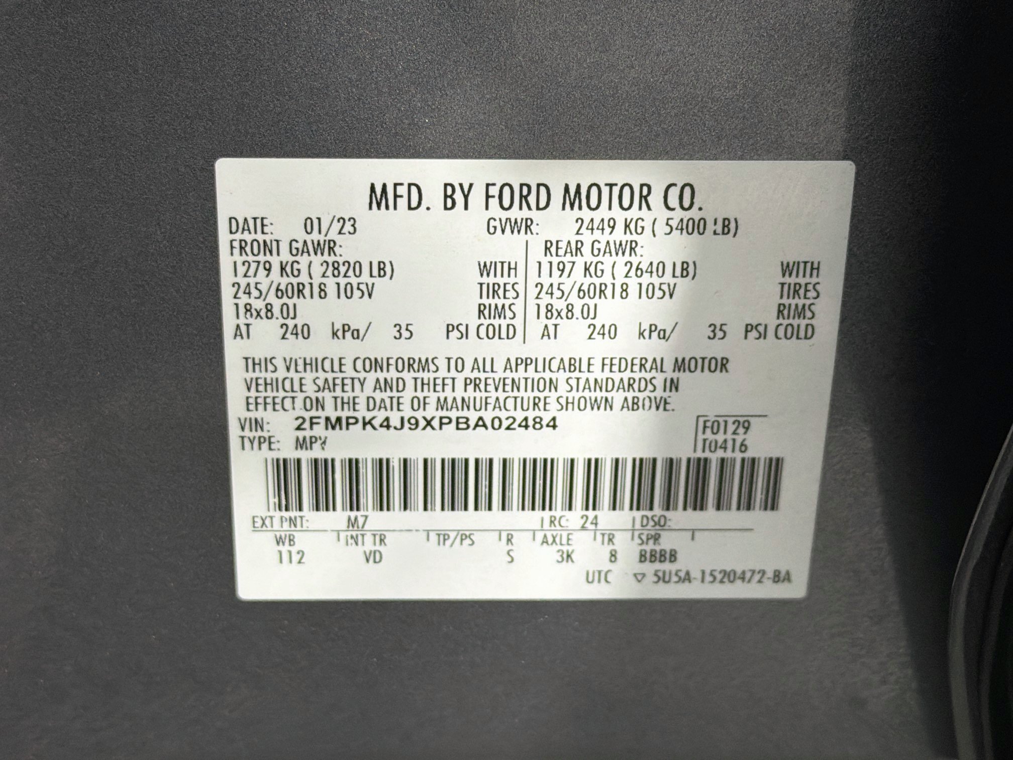 Used 2023 Ford Edge SEL w/ Cargo Accessory Package AWD/4WD image 12