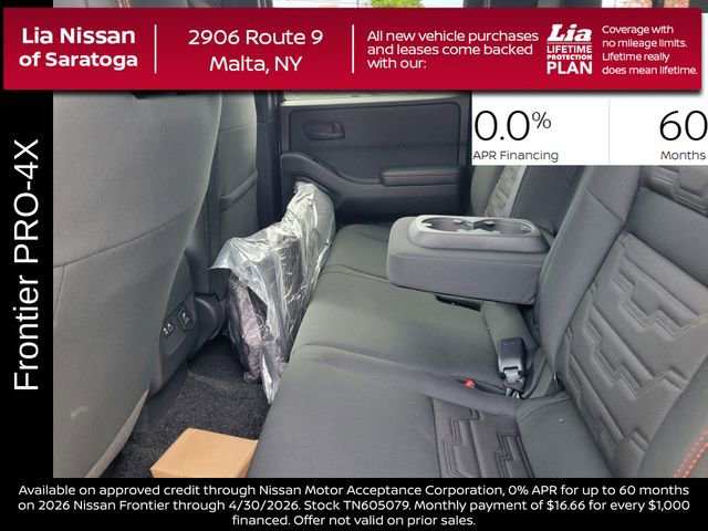 New 2026 Nissan Frontier PRO-4X w/ Pro-4x Convenience Package AWD/4WD image 27