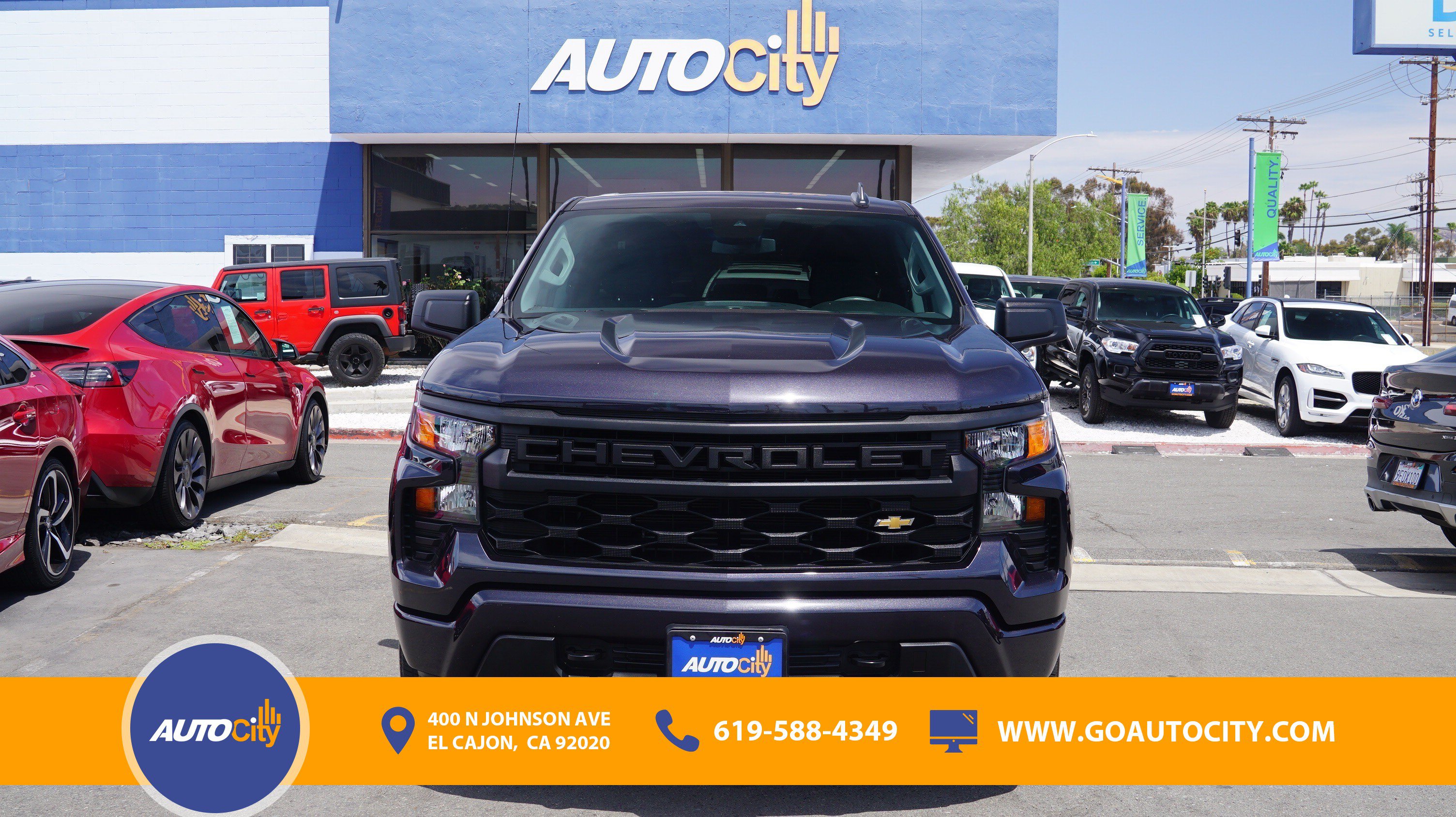 Used 2023 Chevrolet Silverado 1500 Custom RWD image 3