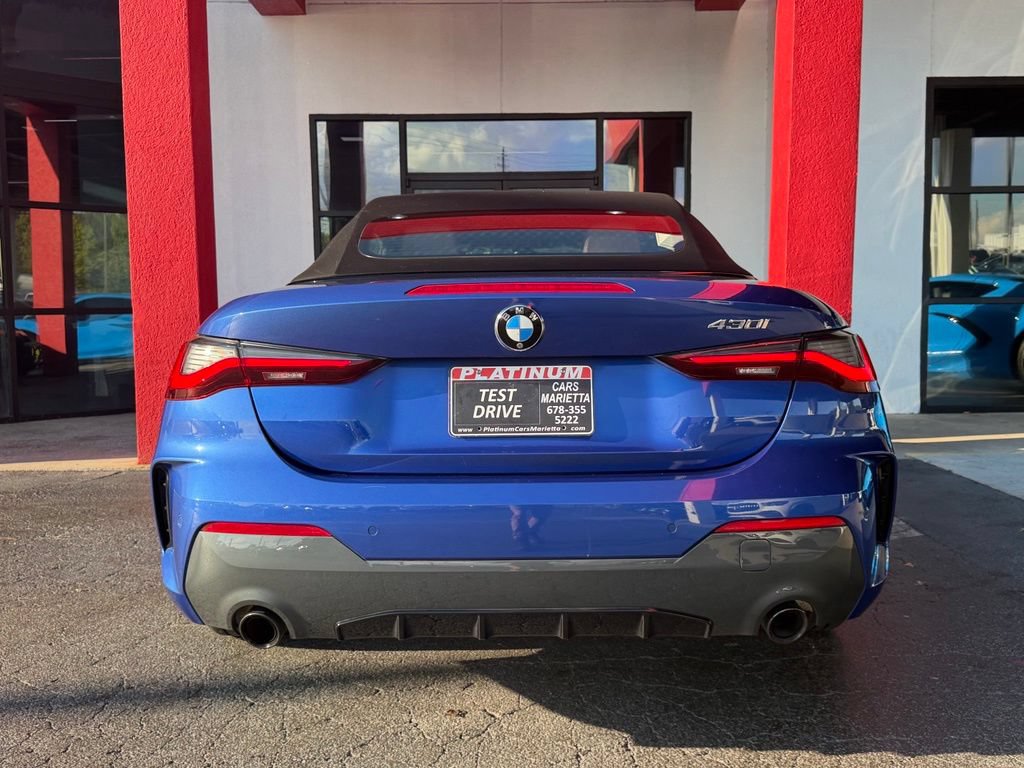 Used 2021 BMW 430i Convertible w/ M Sport Package RWD image 14