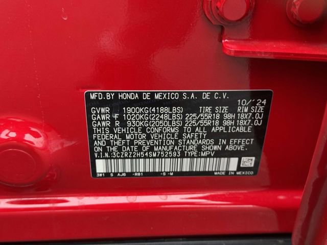 Certified 2025 Honda HR-V Sport image 16