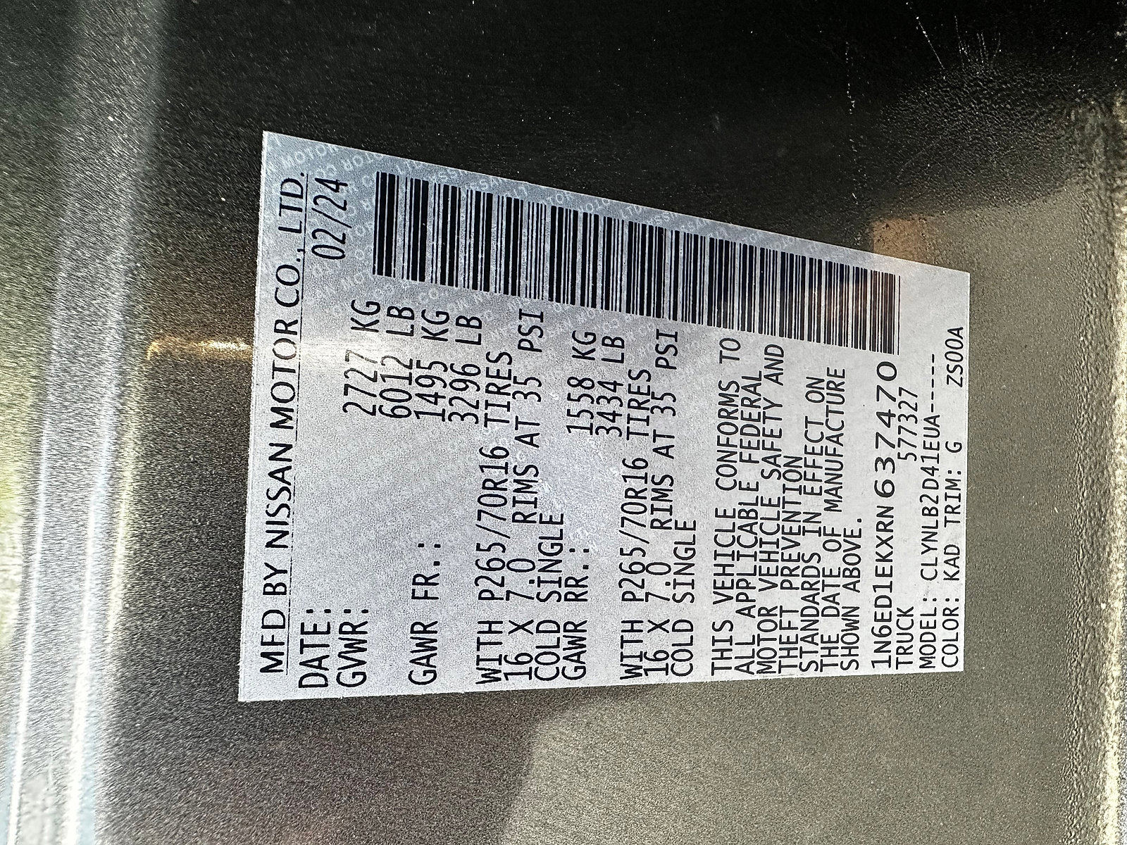 Used 2024 Nissan Frontier SV image 35