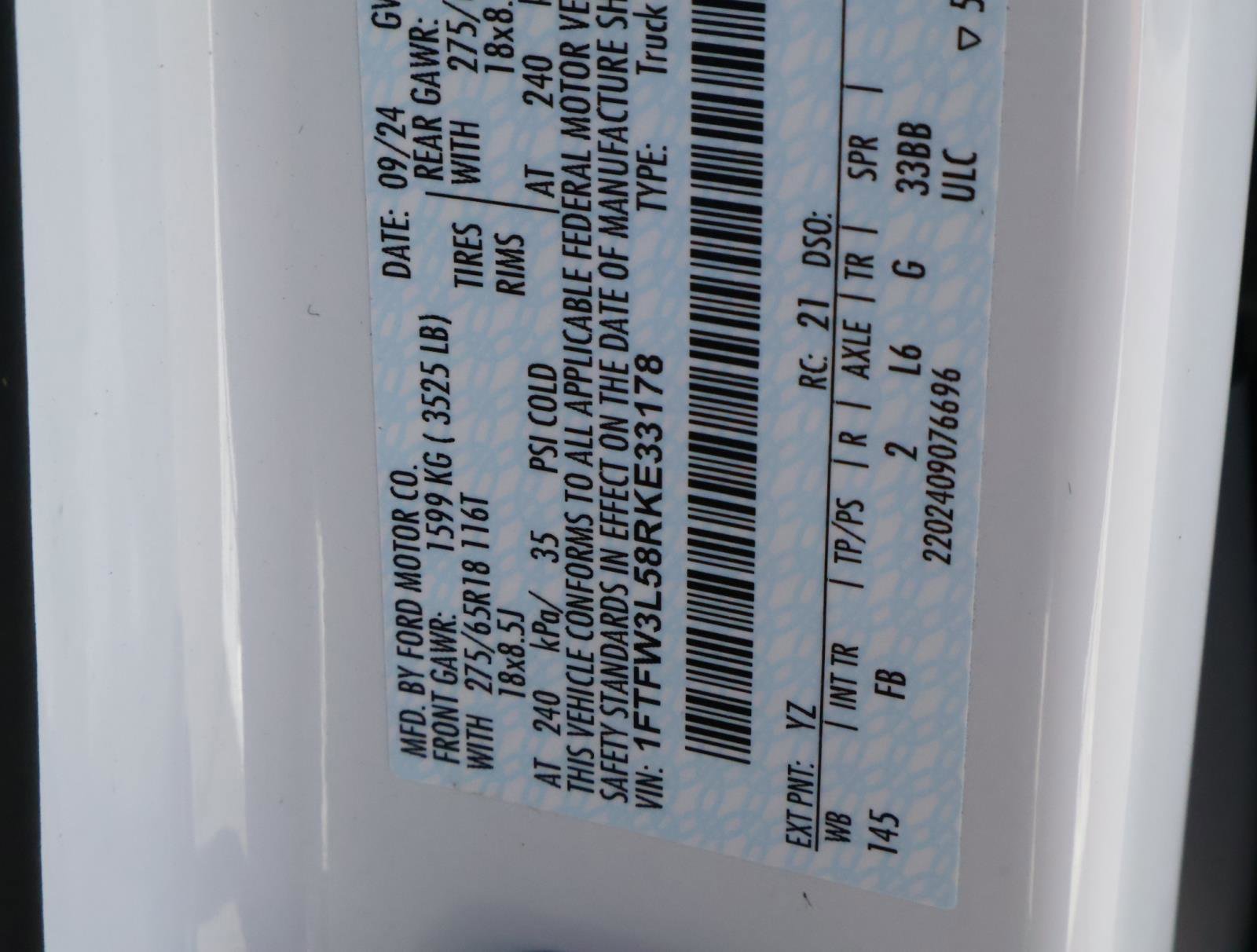 Used 2024 Ford F150 XLT w/ Equipment Group 302A MID image 24