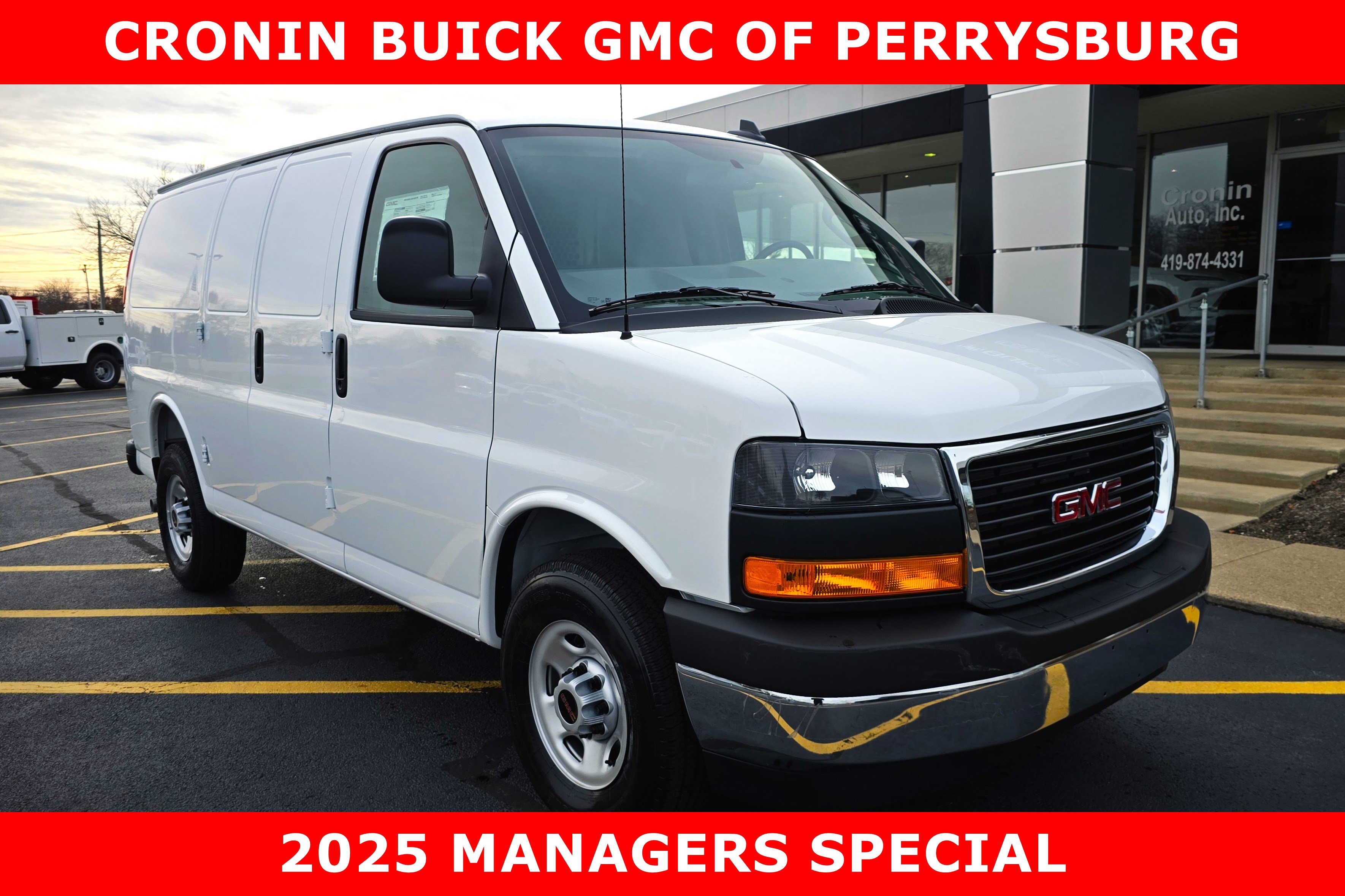 New 2025 GMC Savana 2500 w/ Chrome Appearance Package