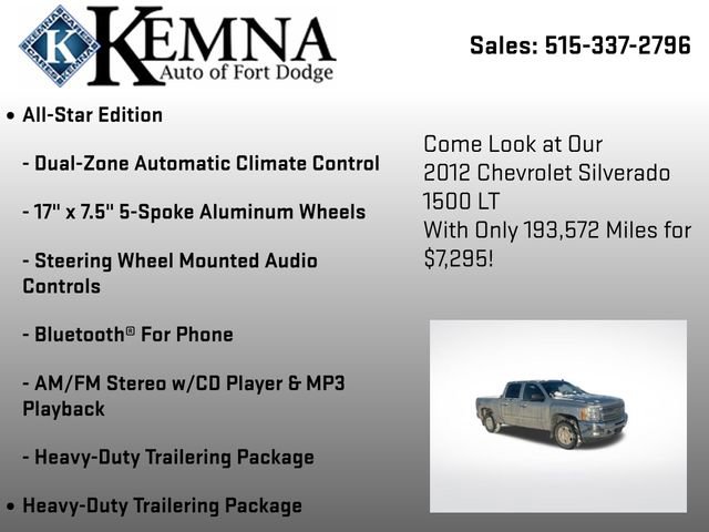 Used 2012 Chevrolet Silverado 1500 LT w/ All-Star Edition image 4