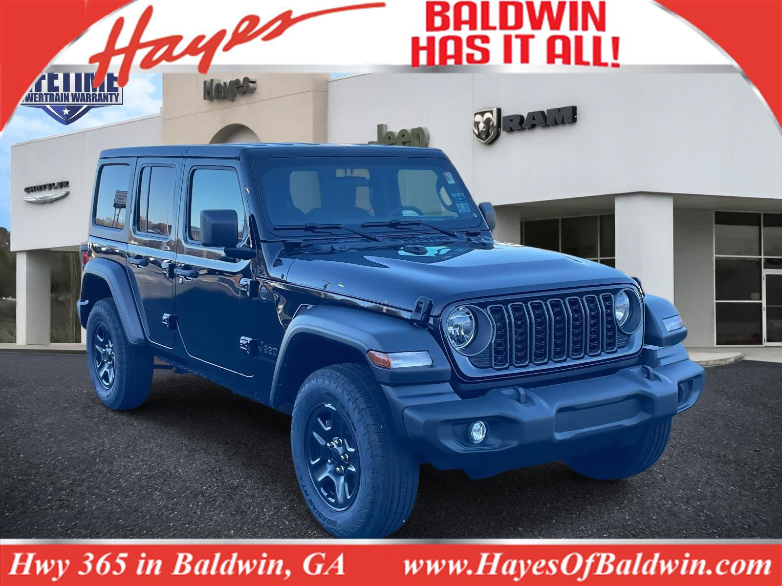 New 2026 Jeep Wrangler Unlimited Sport