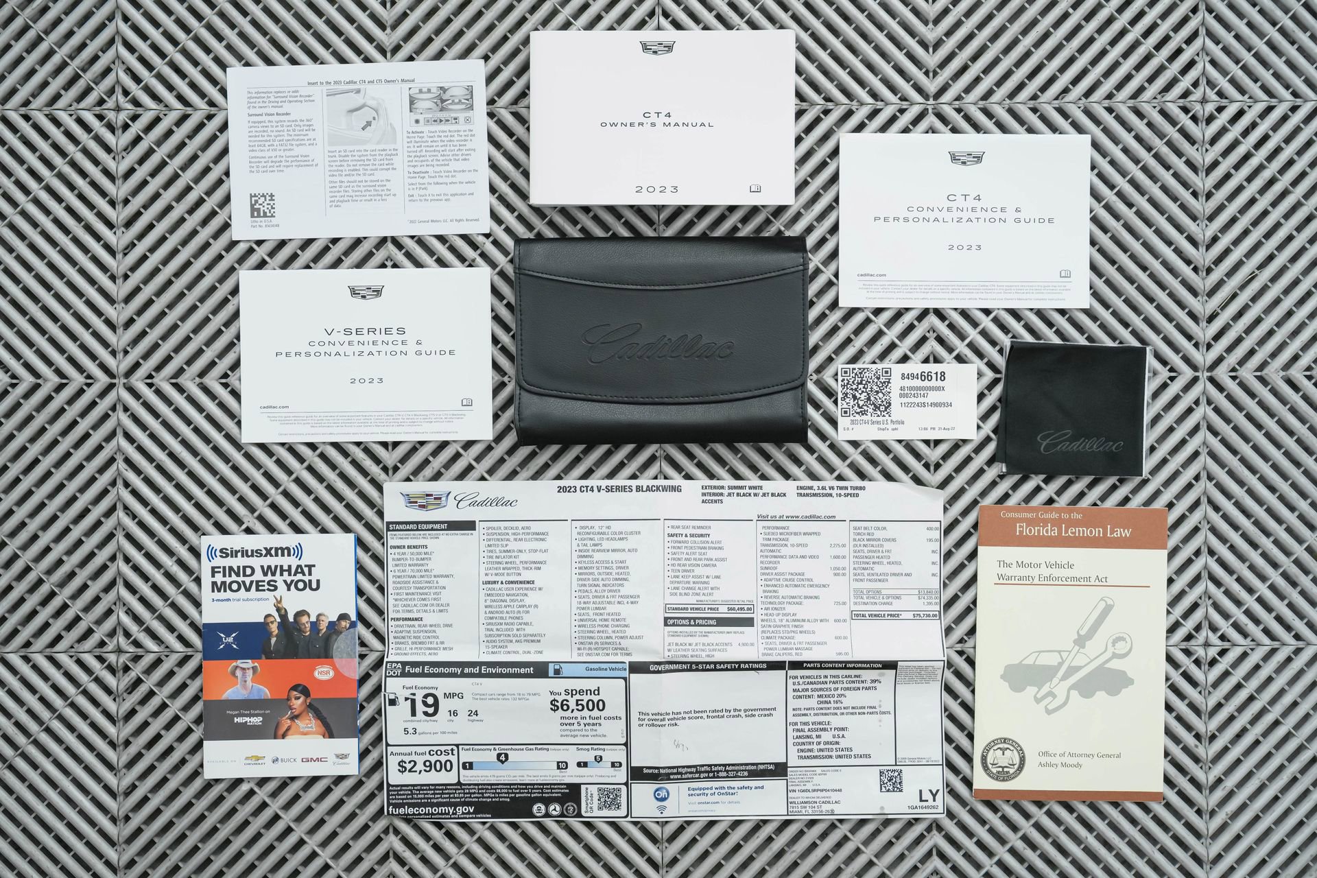 Used 2023 Cadillac CT4 V Blackwing w/ Driver Assist Package RWD image 97