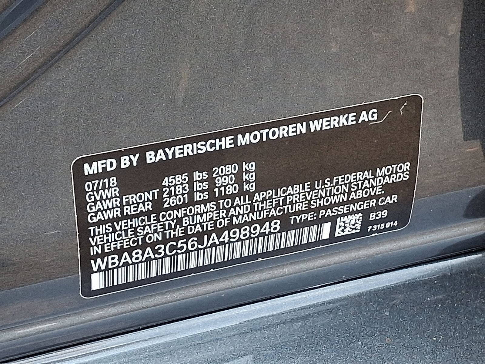 Used 2018 BMW 320i xDrive Sedan w/ Convenience Package AWD/4WD image 28