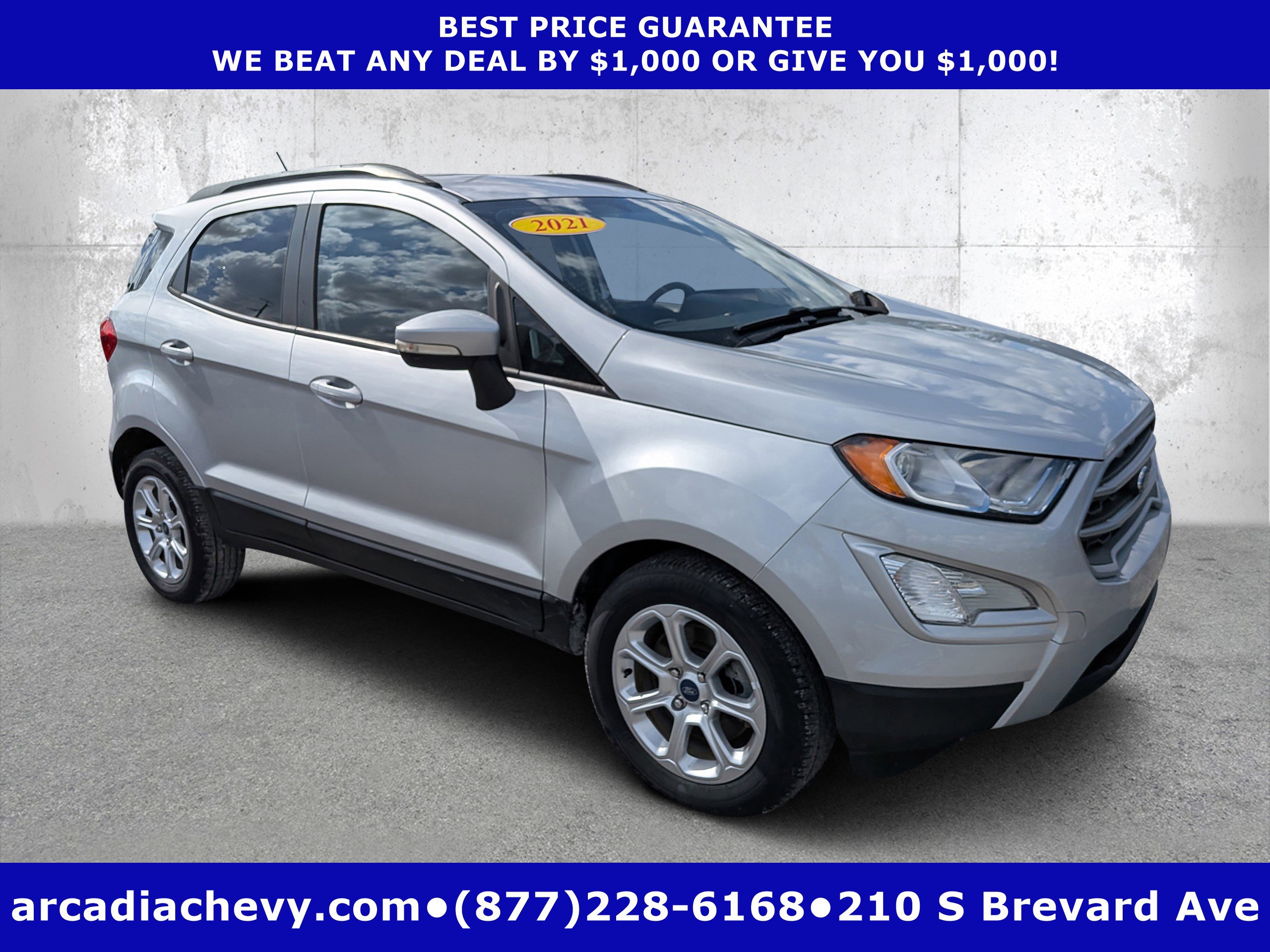 Used 2021 Ford EcoSport SE FWD image 1