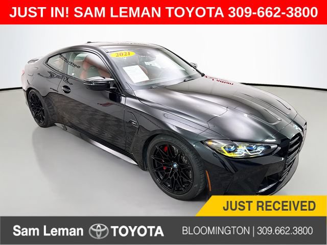 Used 2021 BMW M4 Coupe w/ Executive Package RWD image 1