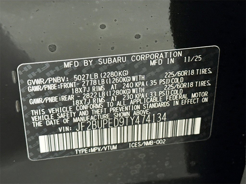 New 2026 Subaru Outback Touring image 31