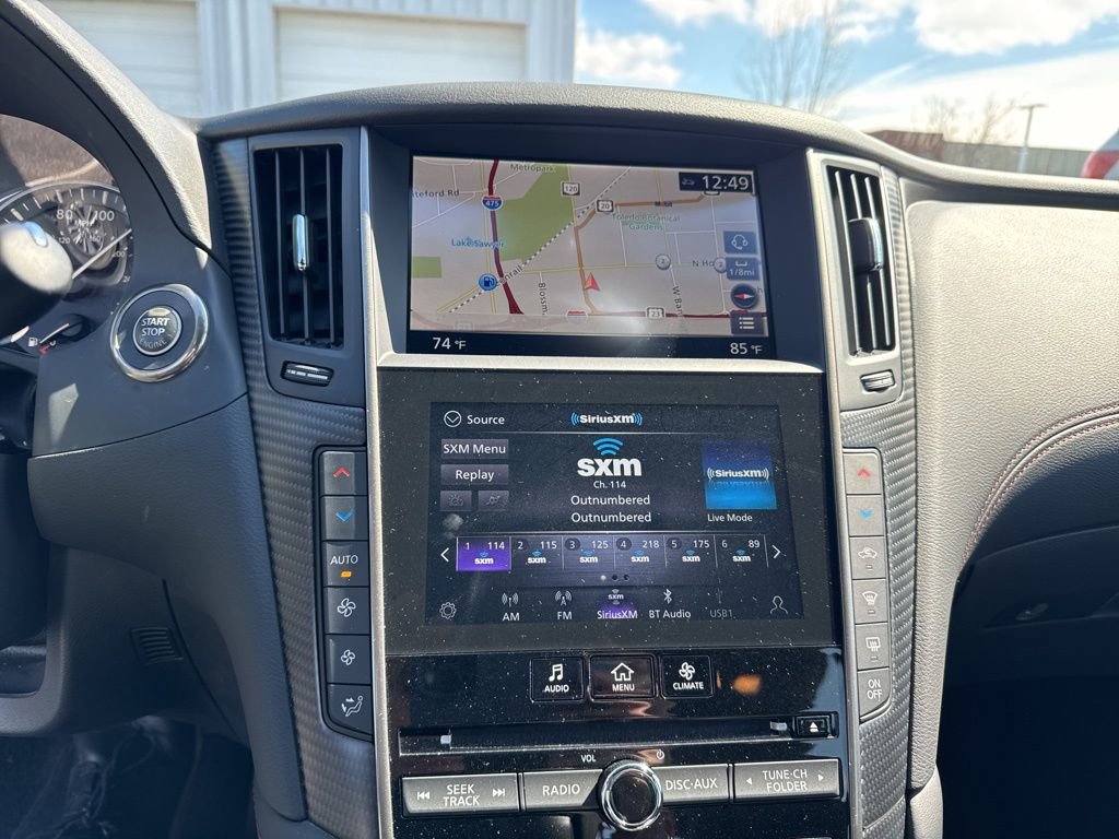 Used 2023 INFINITI Q50 Red Sport 400 w/ Black Opal Edition image 10