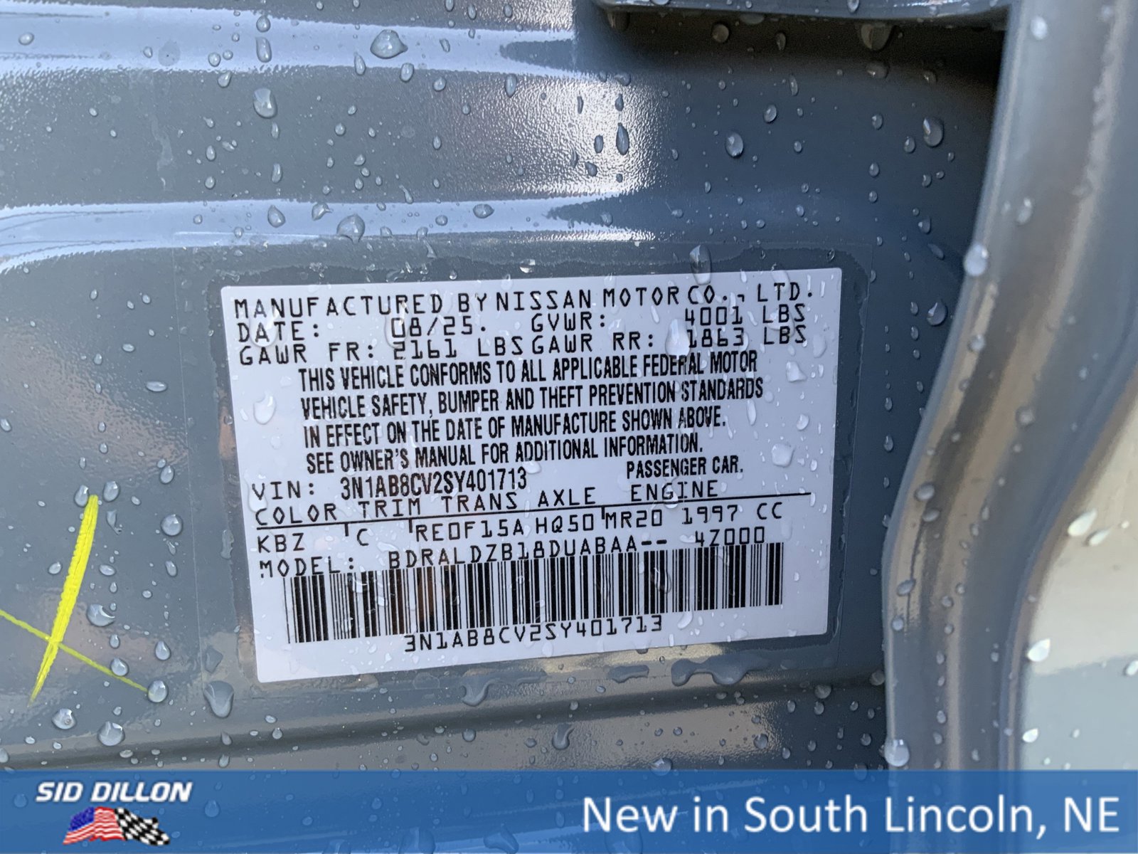 New 2025 Nissan Sentra SV w/ SV Premium Package image 12