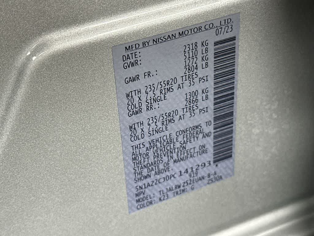 Used 2023 Nissan Murano SL w/ SL Moonroof Package FWD image 29