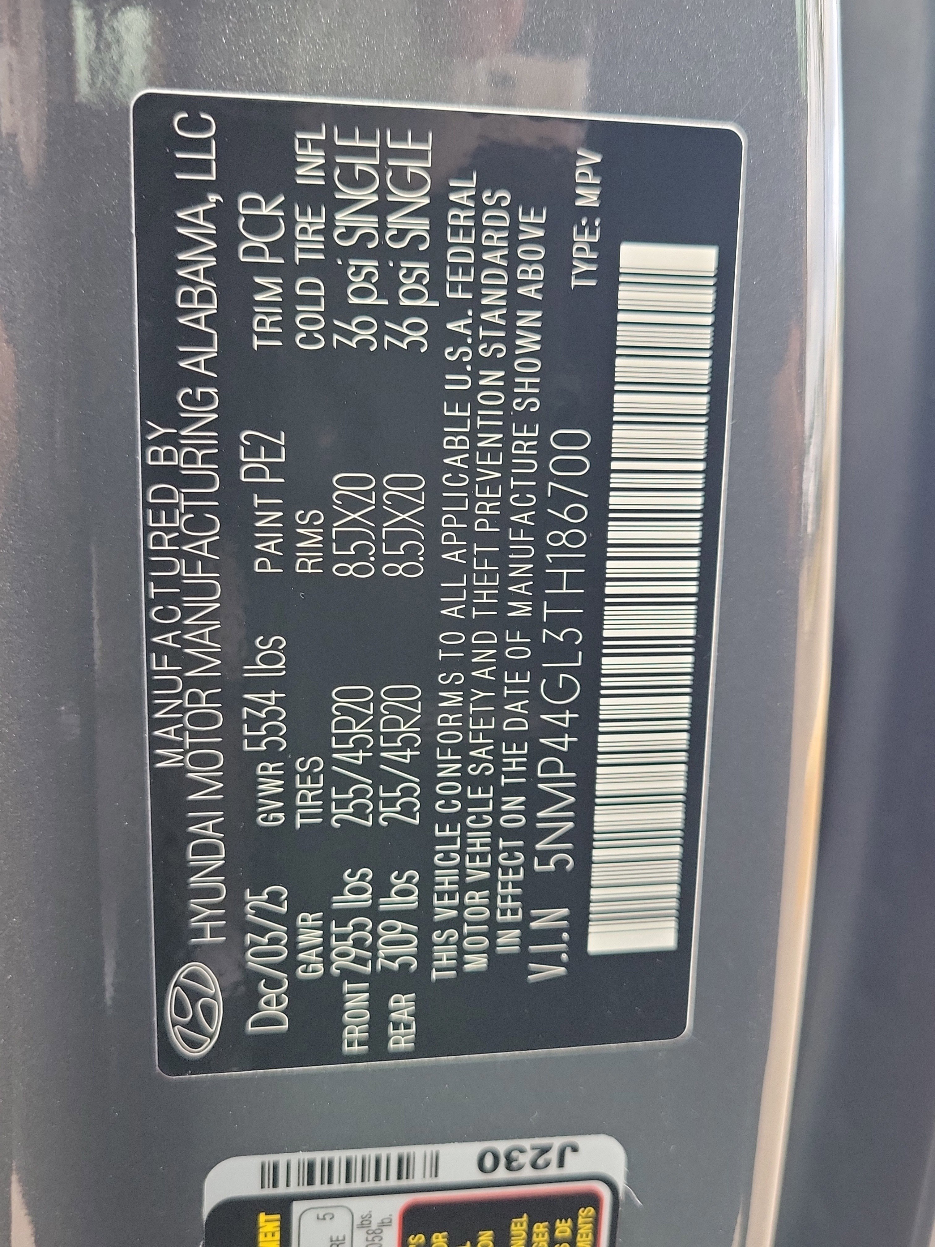 New 2026 Hyundai Santa Fe Limited image 35