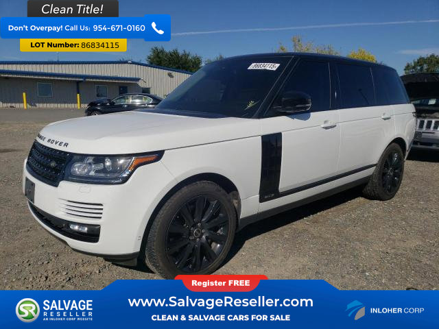 Used 2015 Land Rover Range Rover Long Wheelbase Supercharged