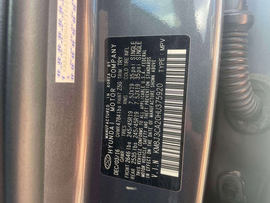 Used 2017 Hyundai Tucson Limited image 19