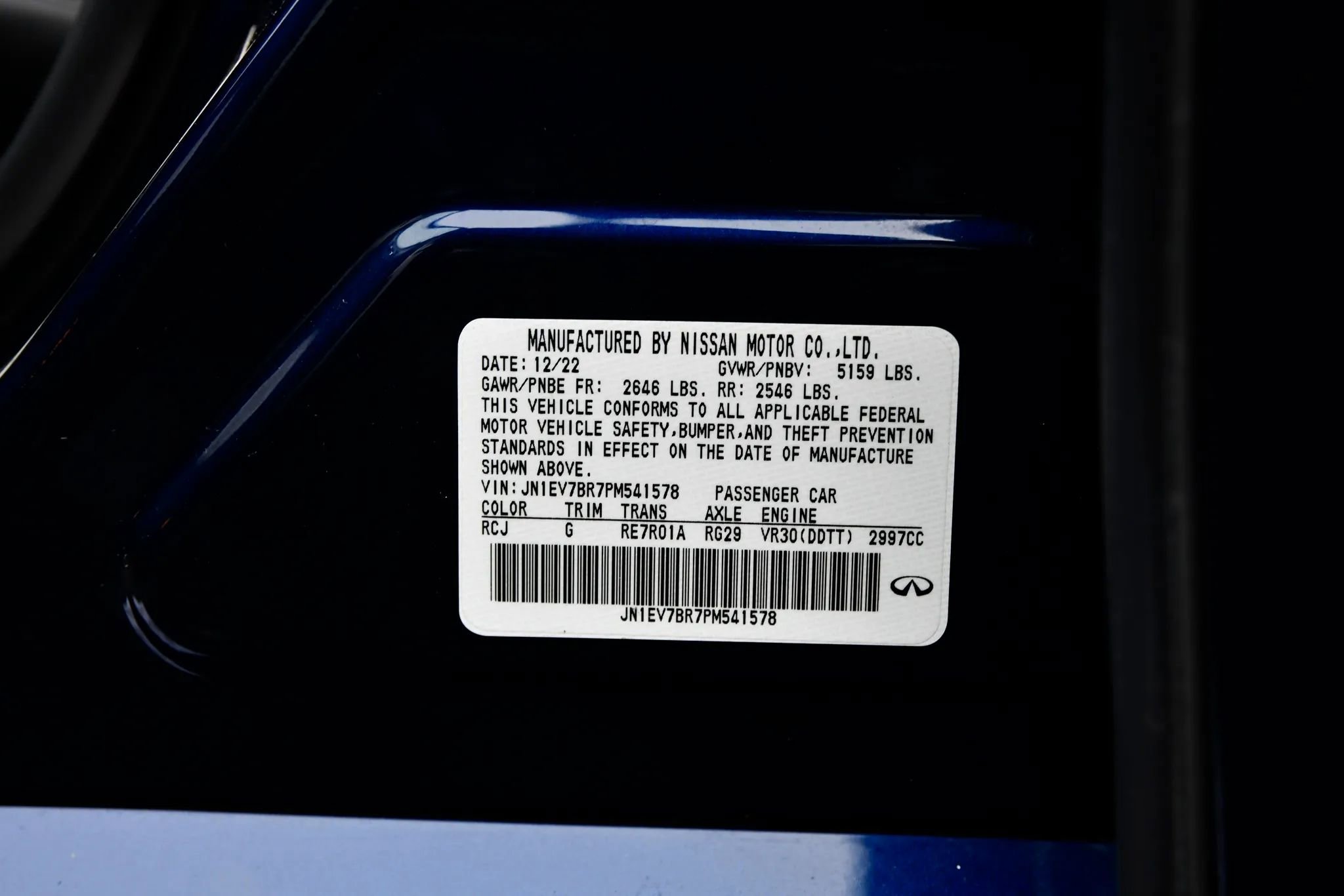 Used 2023 INFINITI Q50 Luxe w/ Cargo Package image 25