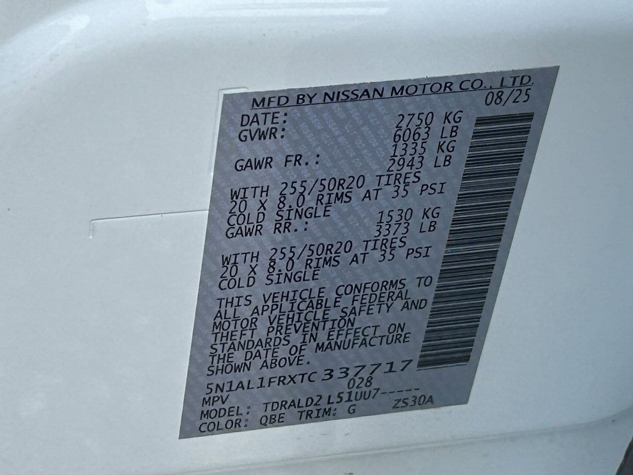 Certified 2026 INFINITI QX60 Luxe w/ Cargo Package FWD image 35