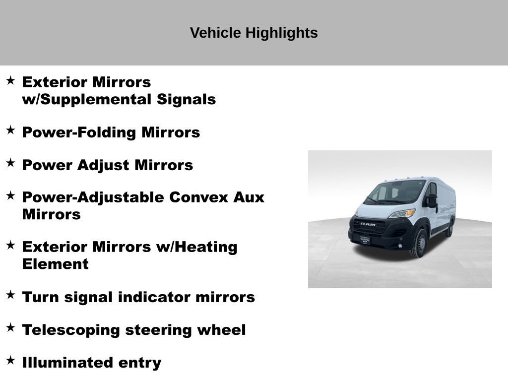 Used 2024 RAM ProMaster 3500 w/ Convenience Group image 45