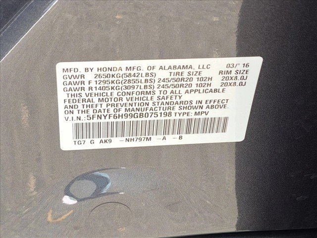 Used 2016 Honda Pilot Touring image 28