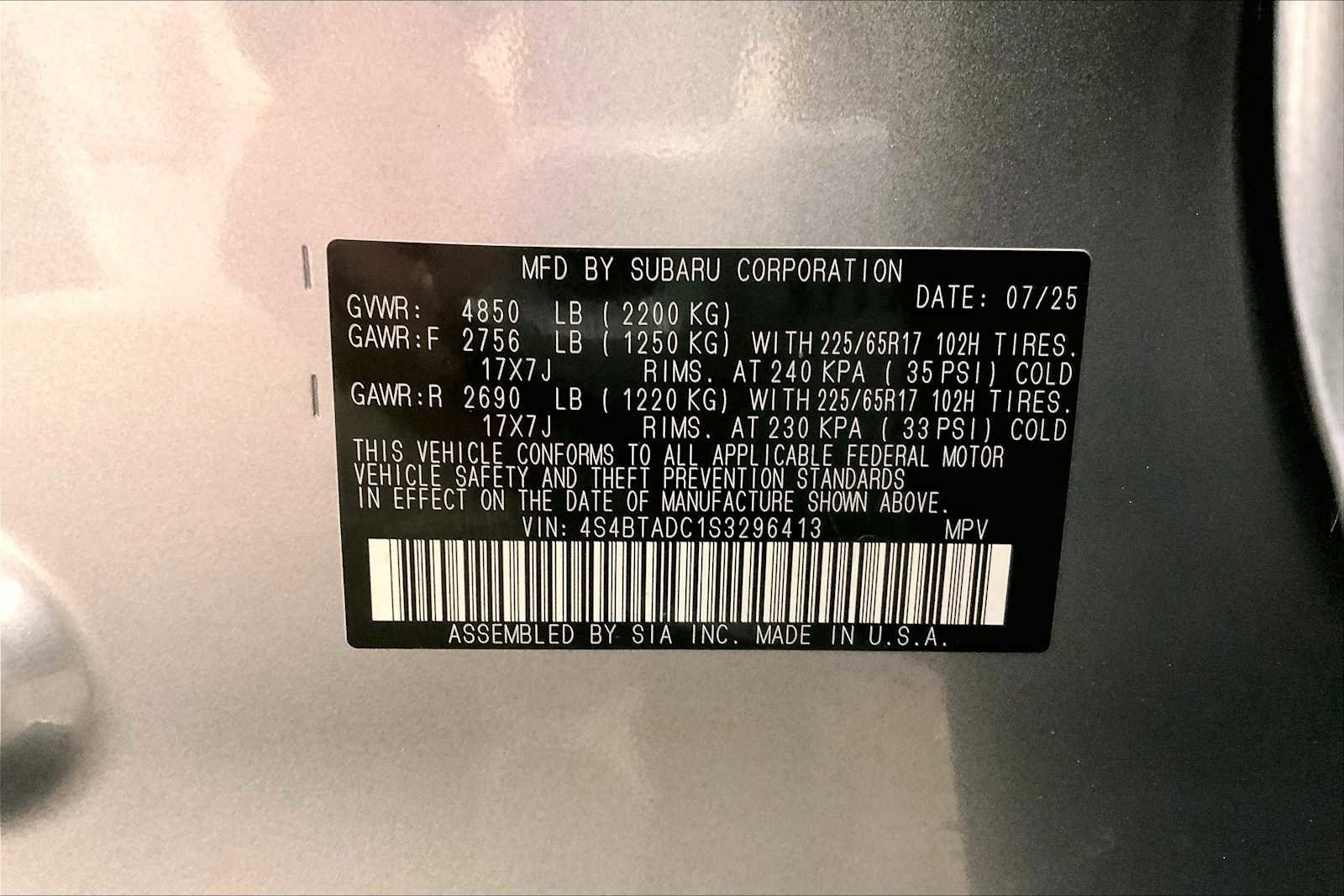 Certified 2025 Subaru Outback Premium image 32