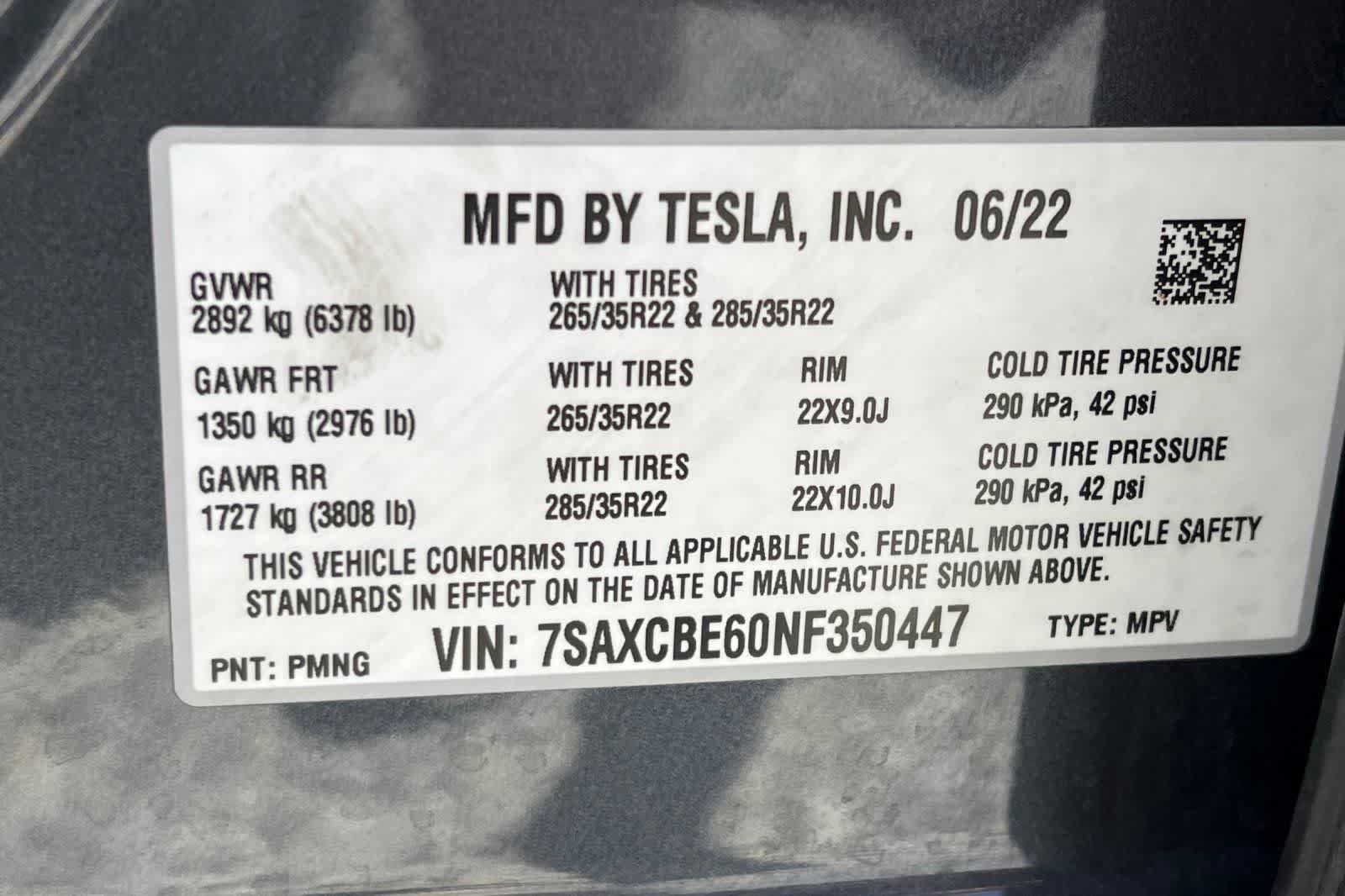 Used 2022 Tesla Model X Plaid AWD/4WD image 37