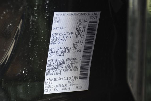 Used 2024 Nissan Titan PRO-4X w/ Off Road Protection Package image 36