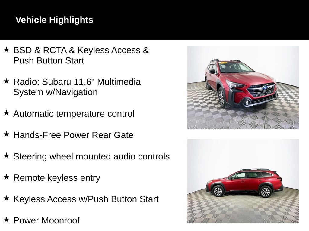 Used 2025 Subaru Outback Premium w/ Popular Package #1 image 2