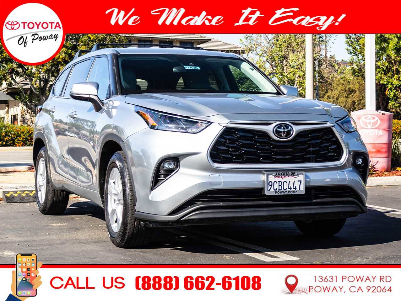 Used 2022 Toyota Highlander LE FWD image 1