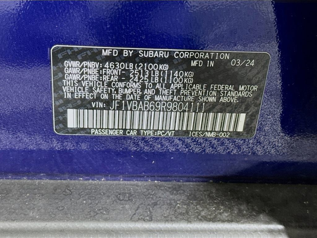 Used 2024 Subaru WRX AWD/4WD image 33