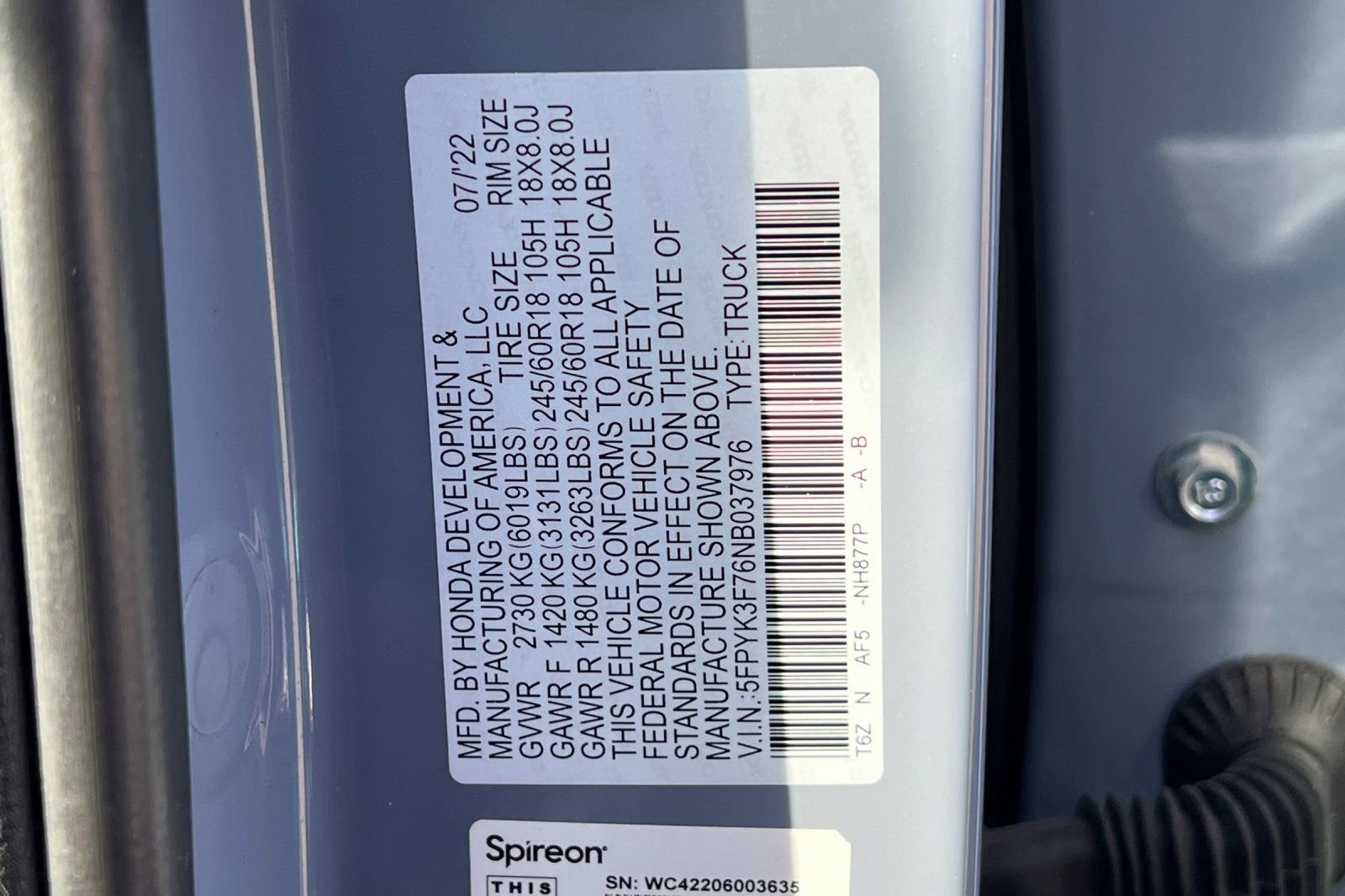 Used 2022 Honda Ridgeline RTL-E image 53