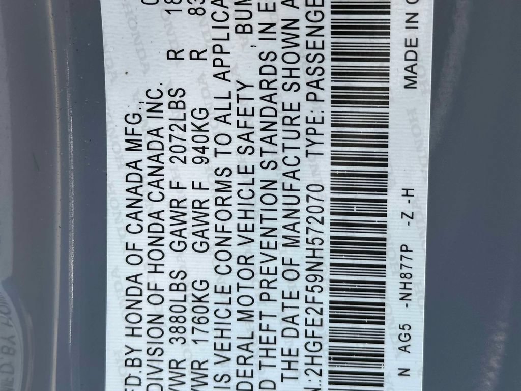 Used 2022 Honda Civic Sport image 29