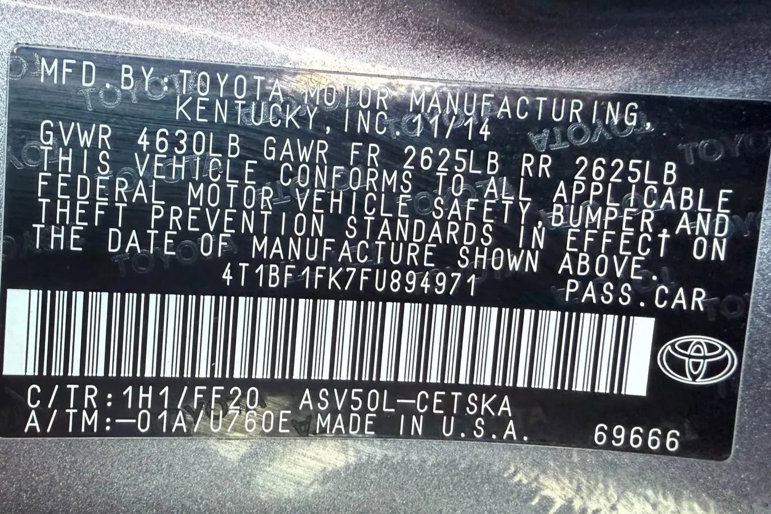 Used 2015 Toyota Camry SE FWD image 32