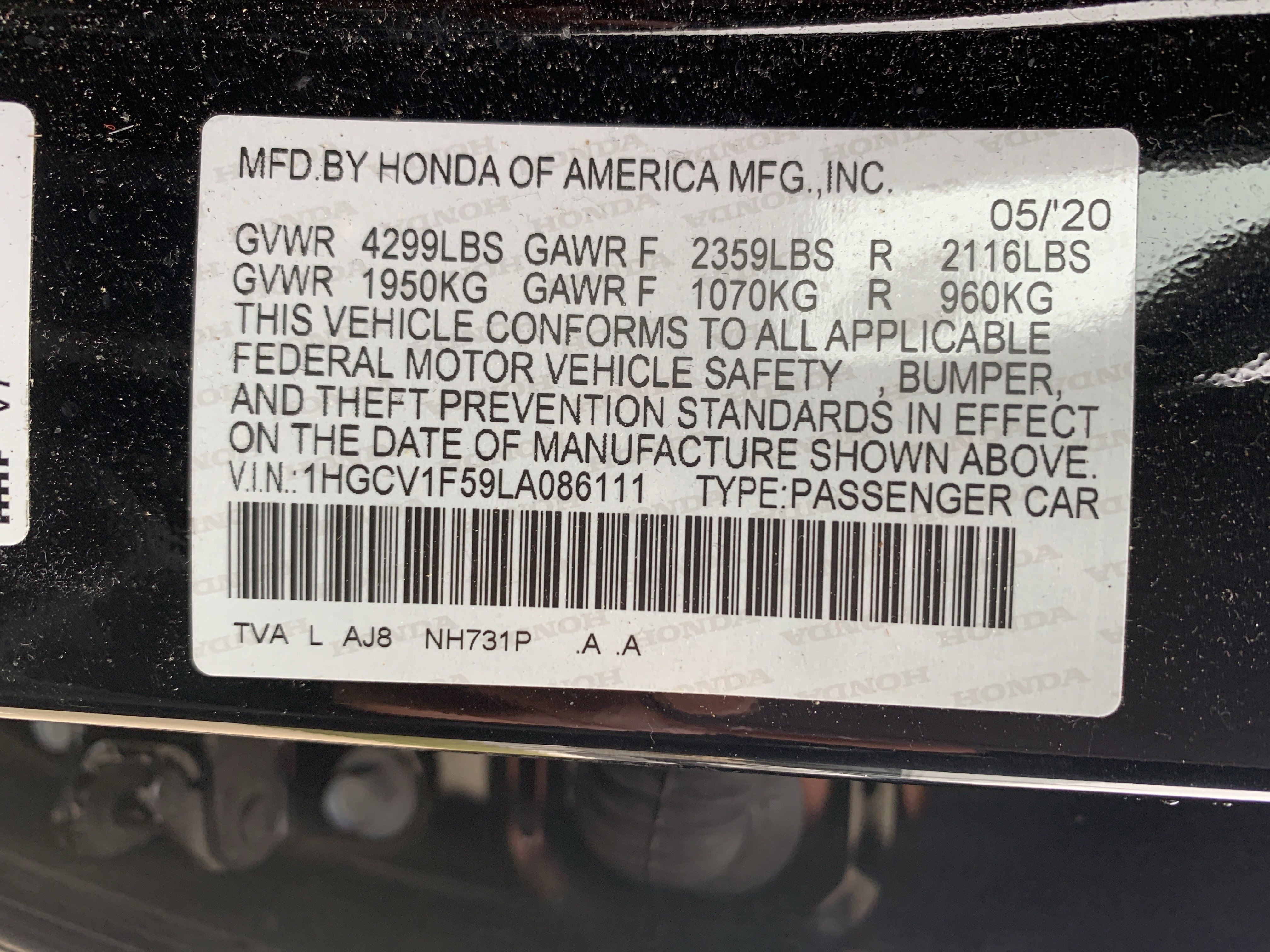 Used 2020 Honda Accord EX-L image 36