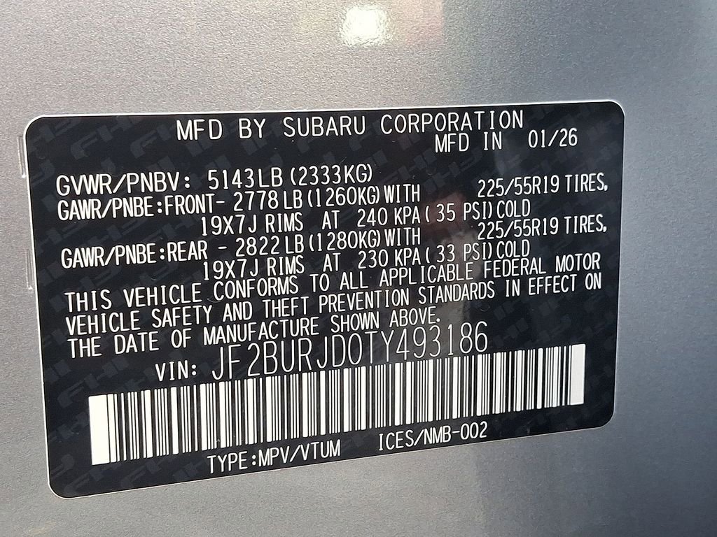 New 2026 Subaru Outback Touring XT AWD/4WD image 18