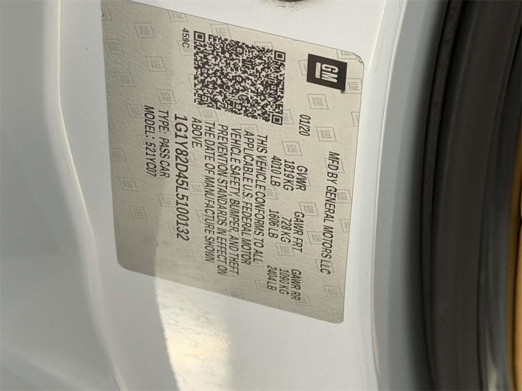 Used 2020 Chevrolet Corvette Stingray Premium Cpe w/ 3LT Preferred Equipment Group image 28