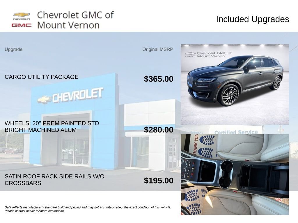 Used 2020 Lincoln Nautilus Reserve w/ Cargo Utility Package image 6