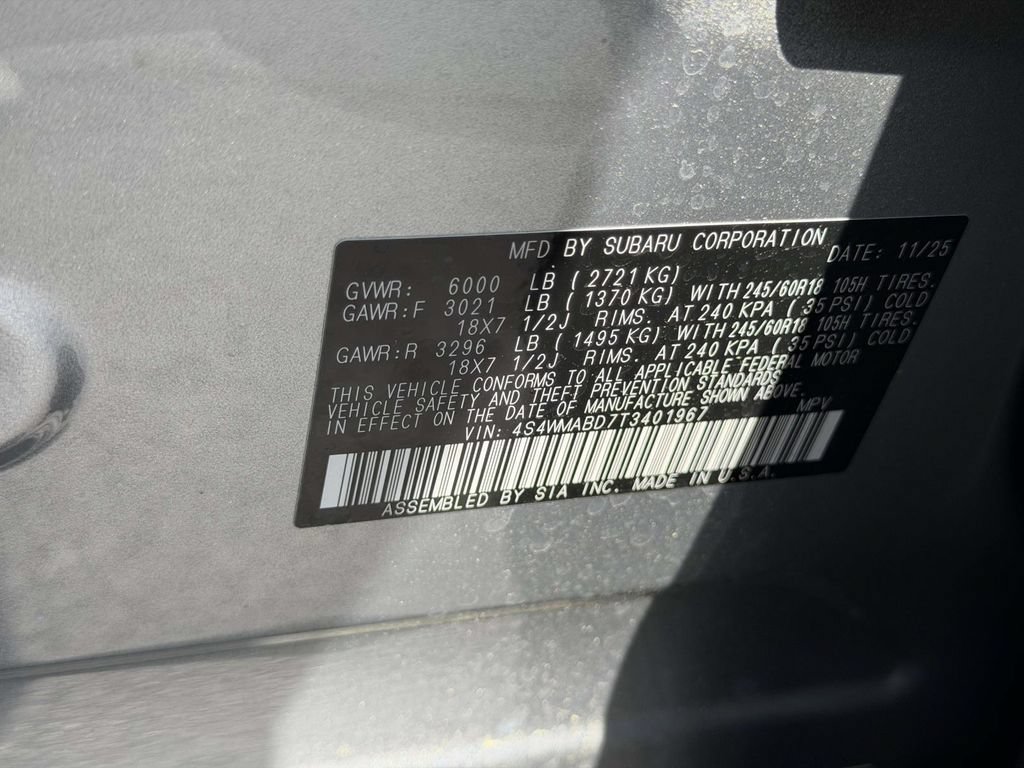 Certified 2026 Subaru Ascent Premium AWD/4WD image 27