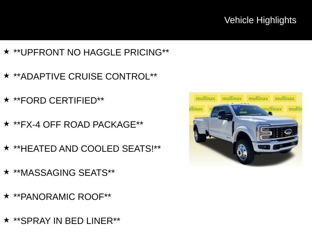 Used 2025 Ford F450 Platinum w/ FX4 Off-Road Package image 12