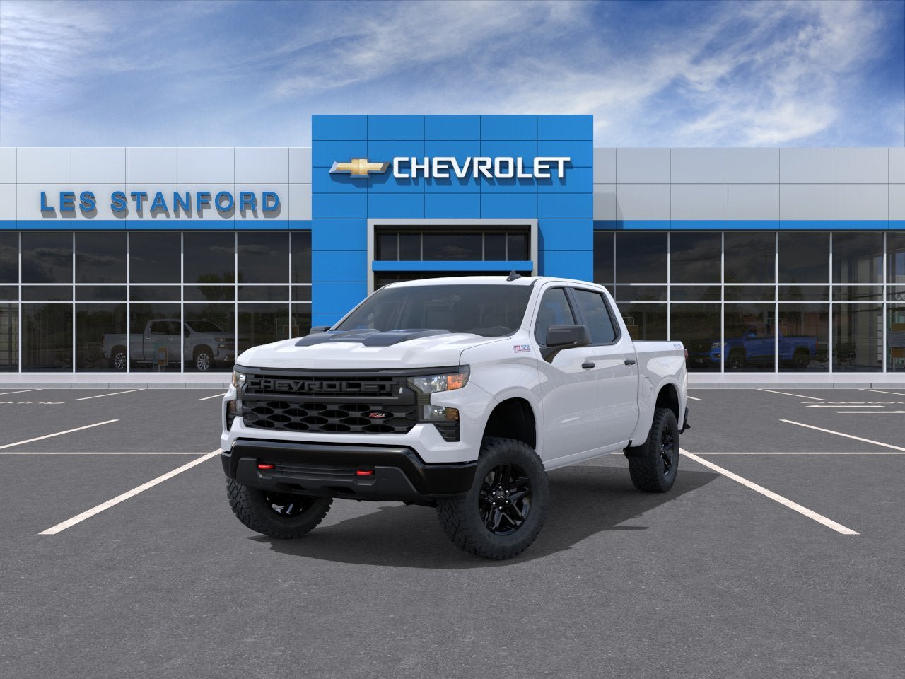 New 2026 Chevrolet Silverado 1500 Custom Trail Boss w/ LPO, Dark Essentials Package AWD/4WD image 8
