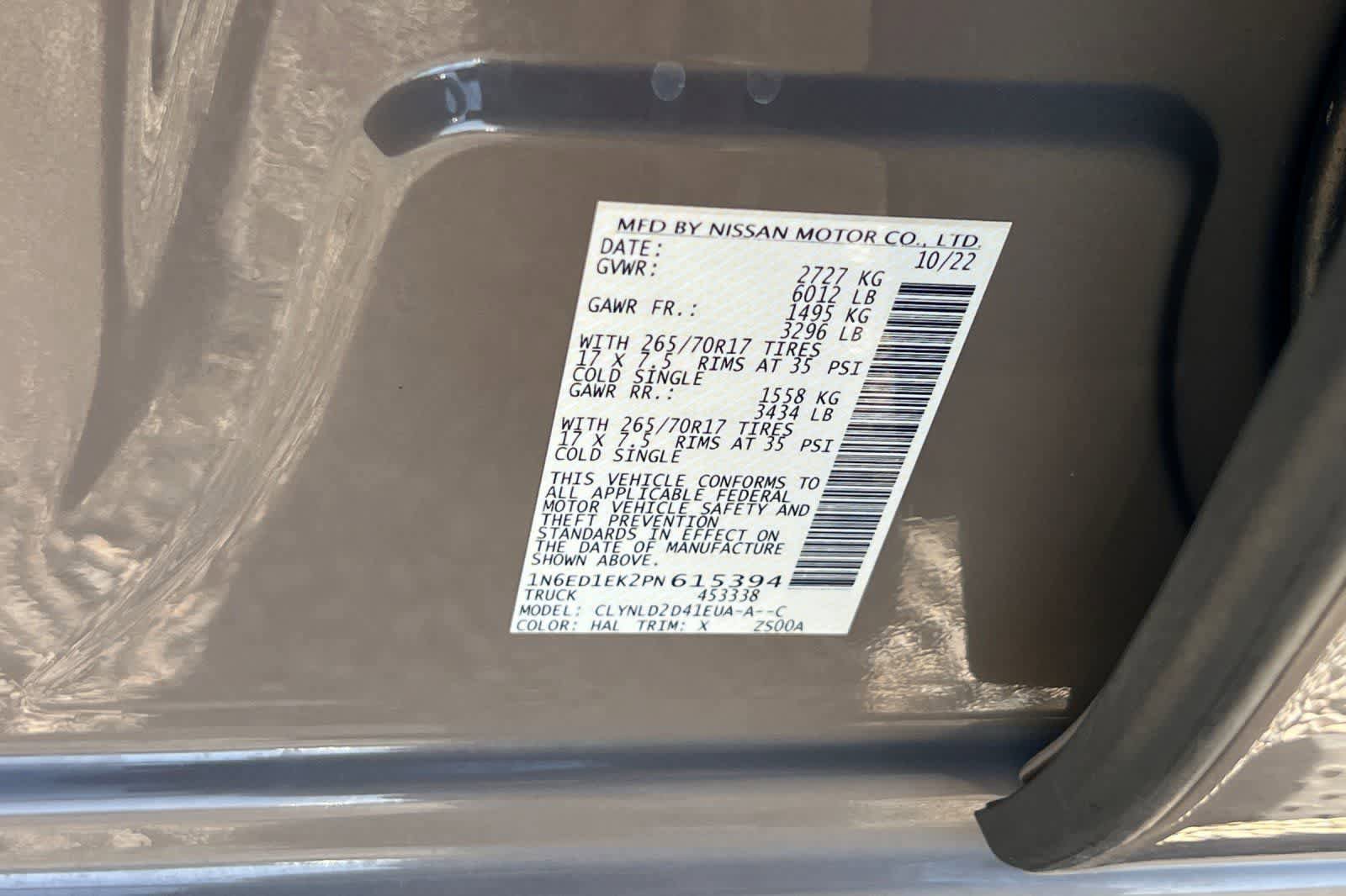 Used 2023 Nissan Frontier PRO-4X w/ Technology Package AWD/4WD image 36